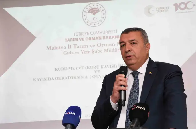 Malatya’da kayısıda pestisit ve okratoksin uyarısı
