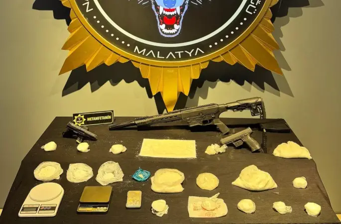 Malatya’da uyuşturucu operasyonu: 2 gözaltı
