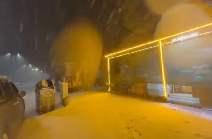 Malatya’nın yüksek kesimlerinde kar
