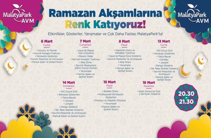 MalatyaPark AVM’de Ramazan coşkusu
