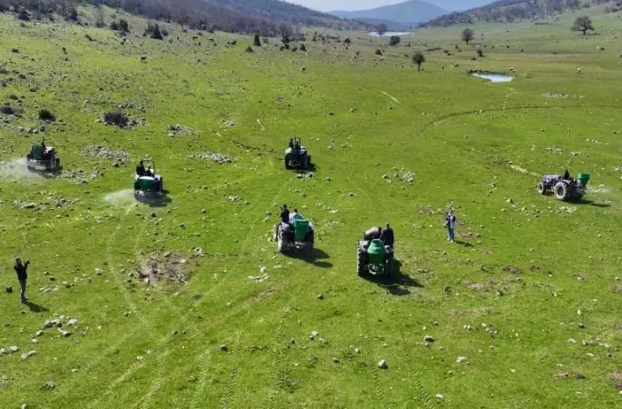 Manisa’da meralara 8,5 tonluk bereket
