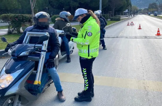 Manisa’da motosiklet denetimlerinde 1,8 milyon TL ceza