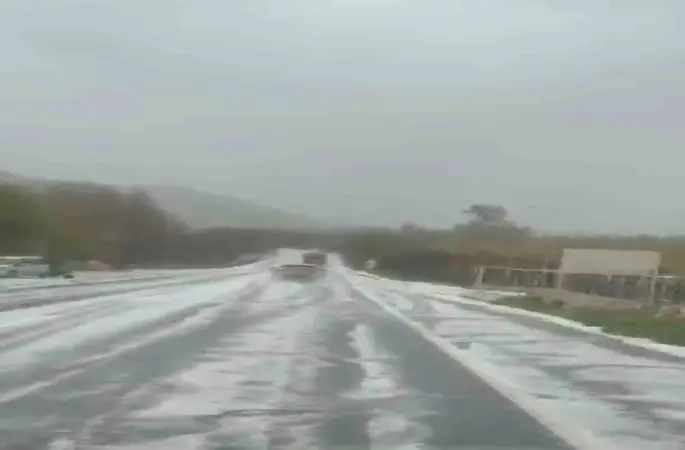 Mardin’de 1 günde 4 mevsim yaşandı
