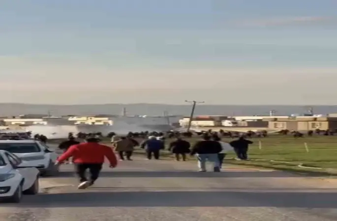 Mardin’de iki aile arasında kavga kamerada
