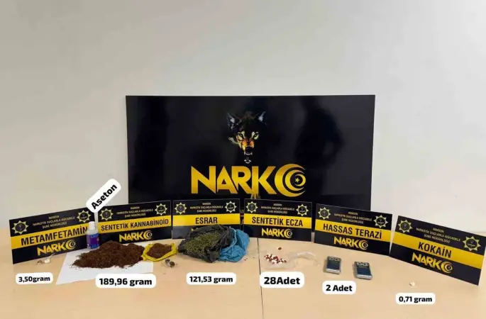 Mardin’de uyuşturucu operasyonunda 2 şüpheli yakalandı
