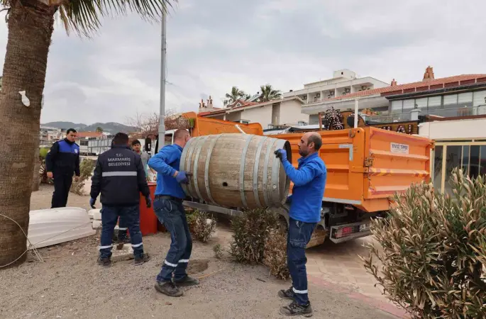 Marmaris Uzunyalı yaza hazırlanıyor
