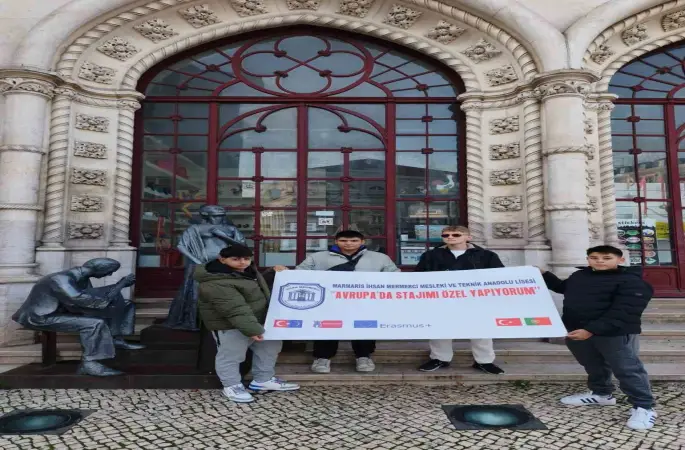 Marmarisli öğrenciler ‘Avrupa’da stajımı özel yapıyorum’ projesiyle Portekiz’de staj yaptı
