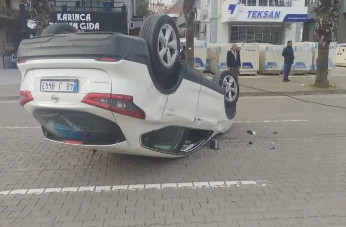 Marmaris’te takla atan otomobil sürücüsünün kanında yüksek alkol çıktı
