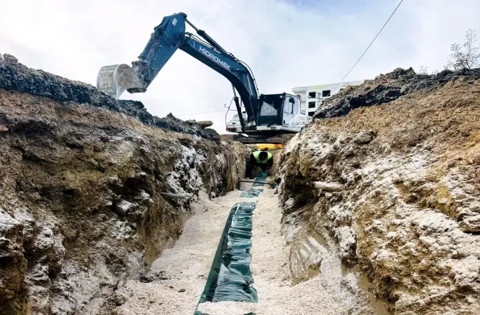 MARSU, Kabala Mahallesi’nde atıksu hattı döşeme çalışmalarını tamamladı

