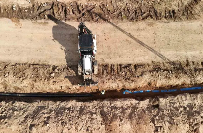 MARSU, Mardin’in en büyük grup içme suyu hattında yenileme çalışması başlattı
