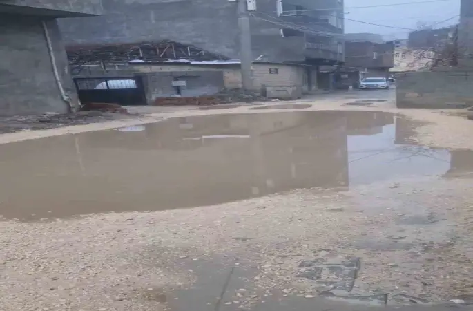 Mazıdağı’nda sokaklar göle döndü
