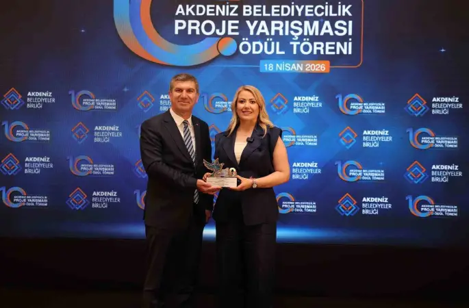 Merkezefendi Belediyesi Atatürk Bilim Merkezi, Akdeniz Belediyecilik Proje Yarışmasında ödül aldı
