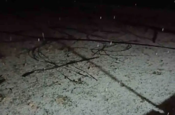 Mersin’de dolu yağışı etkili oldu
