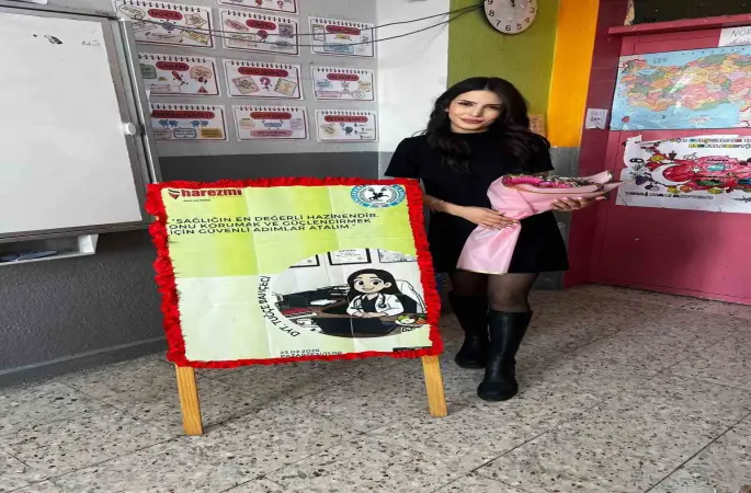 Miniklere sağlıklı beslenme anlatıldı
