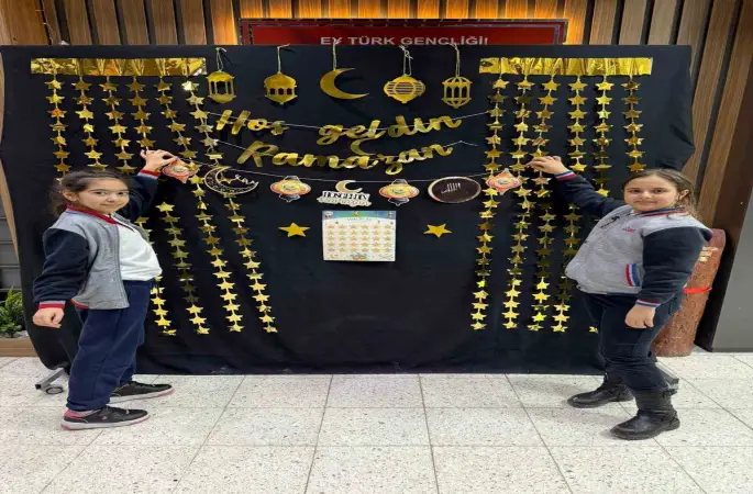 Miniklerin okulda Ramazan hazırlığı
