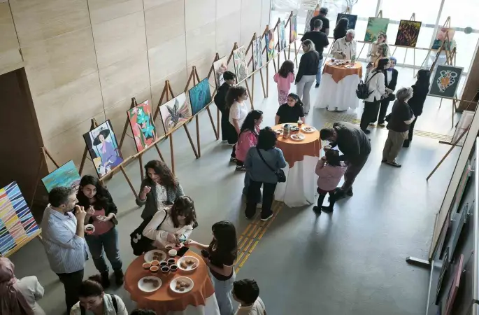 MTK Koleji öğrencilerinin eserleri görücüye çıktı
