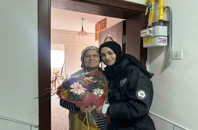 Muğla Emniyeti şehit ailelerini yeni yılda yalnız bırakmadı
