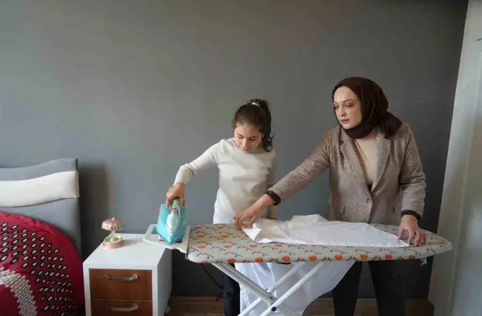 Muş’ta özel öğrencilere ev ortamında yaşam becerisi eğitimi
