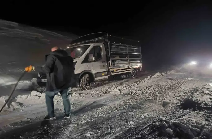 Muş’ta yoğun kar: 145 köy yolu ulaşıma kapandı
