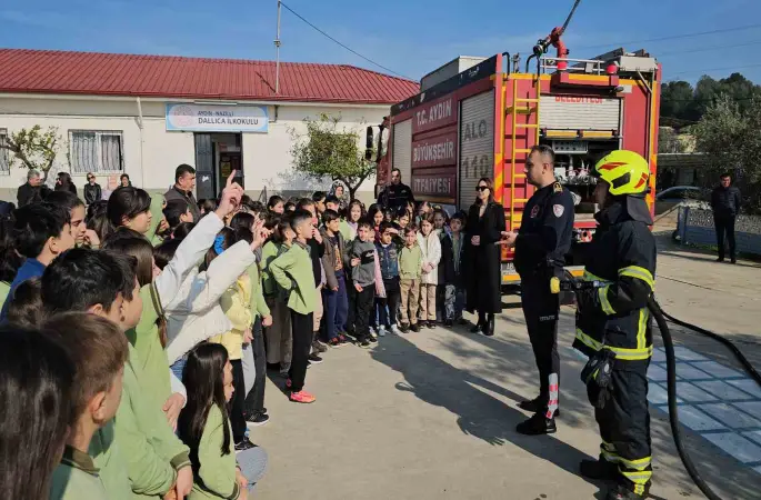 Nazilli’de öğrencilere ’Ormanları Koruma, Afet ve Yangın Eğitimi’ verildi
