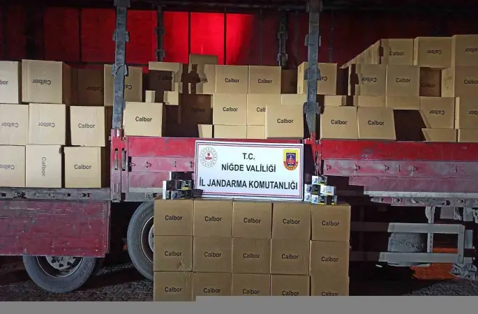 Niğde’de 8 milyon 800 bin kaçak sigara ele geçirildi
