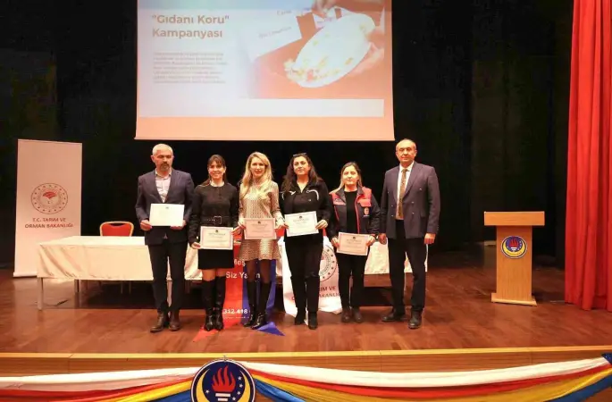 Öğrencilere güvenli gıda anlattıldı
