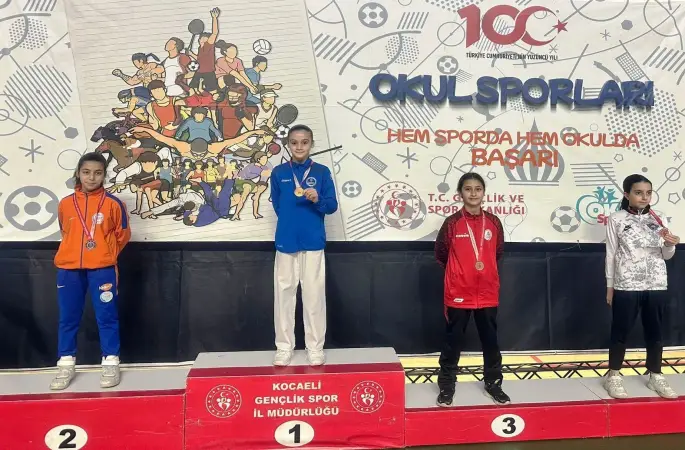 Okul sporları karate il seçmelerinde Körfez Gençlerbirliği’nden 6 madalya
