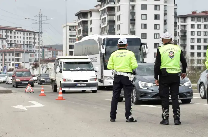 Ordu’da bir haftada 17 binden fazla araç ve sürücüsü denetlendi
