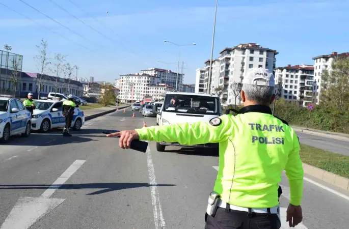 Ordu’da bir haftada 18 binden fazla araç ve sürücüsü denetlendi
