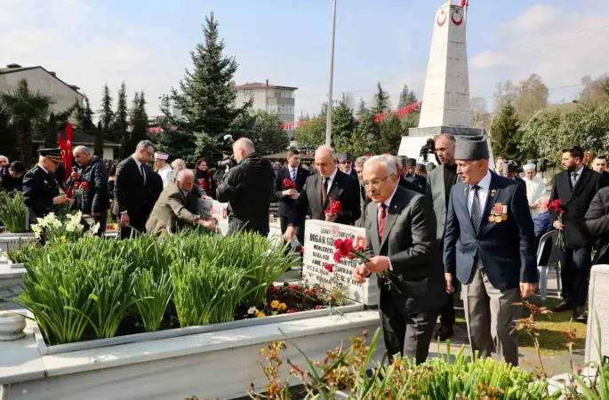 Ordu’da Çanakkale Zaferi’nin 111. yılında şehitler anıldı
