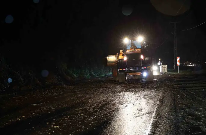 Ordu’da sağanak sonrası heyelanlar meydana geldi
