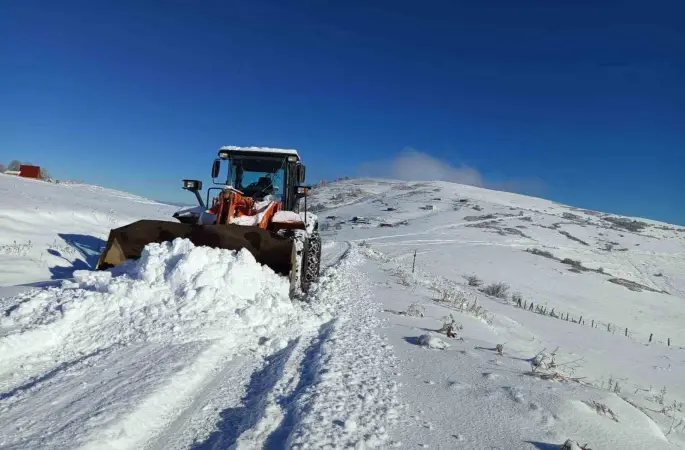 Ordu’nun bir ilçesinde eğitime kar engeli
