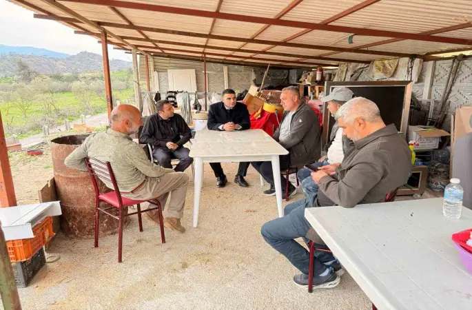 Orman yangınlarından etkilenen vatandaşların geçici barınma alanları incelendi
