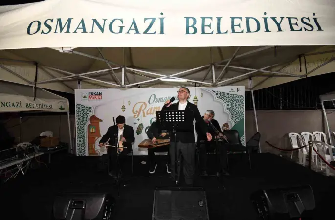 ‘Osmangazi Ramazan Sokağı’ huzur veren ezgilerle taçlandı
