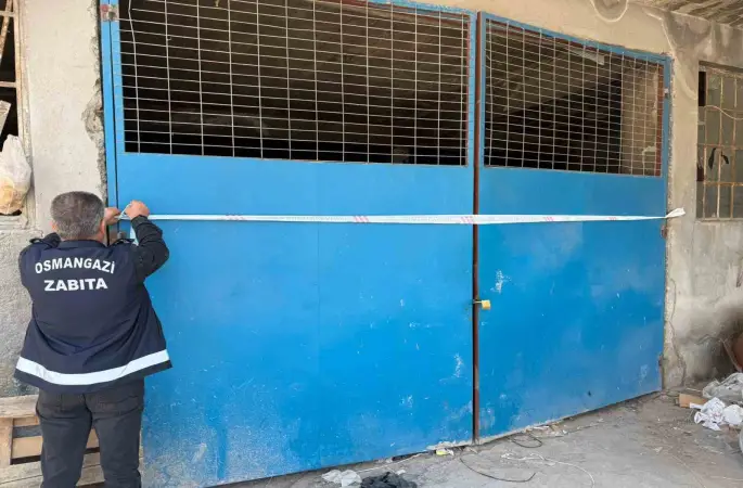 Osmangazi’de tehlikeli atık döken araca ağır ceza
