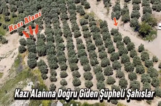Osmaniye’de kaçak kazı yapan 6 kişi dronla yakalandı
