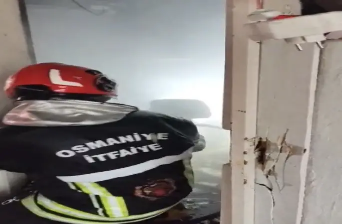 Osmaniye’de tek katlı evde çıkan yangın söndürüldü
