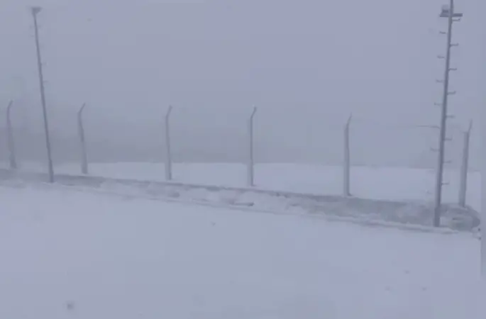 Osmaniye’de yüksek kesimlere kar yağdı
