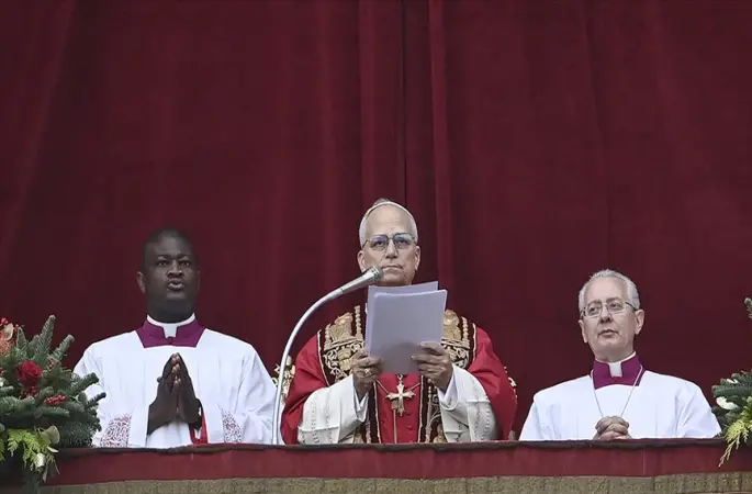Papa 14. Leo, Noel mesajında dünya geneli için barış çağrısında bulundu