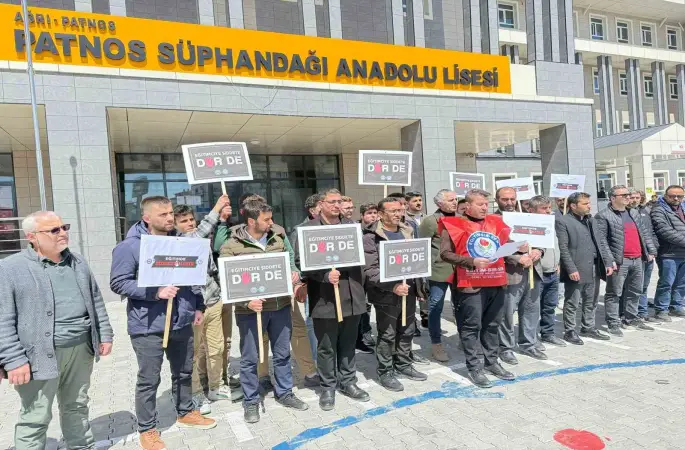 Patnos Eğitim-Bir-Sen’den şiddet tepkisi: "Artık yeter"
