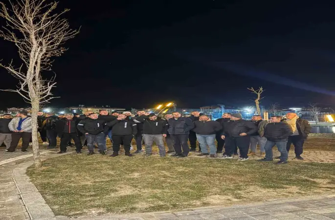Pınarhisarlı tır şoförlerinden tır parkına tepki
