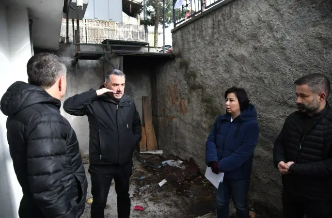 Pursaklar Belediye Başkanı Çetin, projeleri yerinde inceliyor
