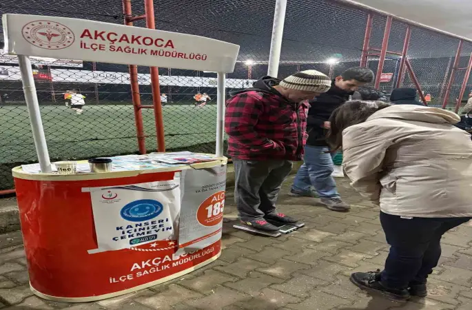 Ramazan turnuvasında sağlık standı
