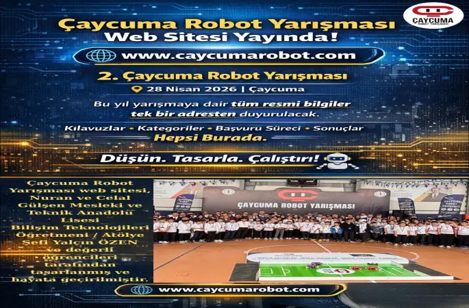 Robot yarışmasının resmi web sitesi yayında

