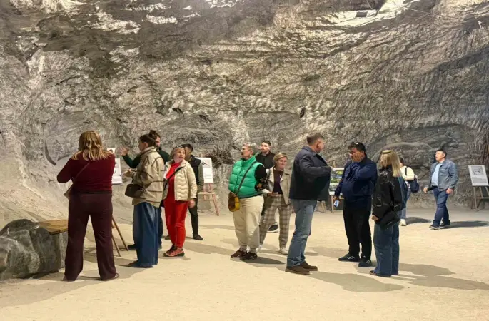 Rus ve Ukraynalı turistler Çankırı’yı gezdi
