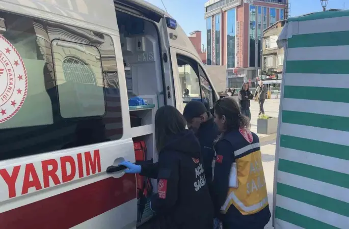 Samsun’da elektrikli motor park halindeki araca çarptı: 1 yaralı
