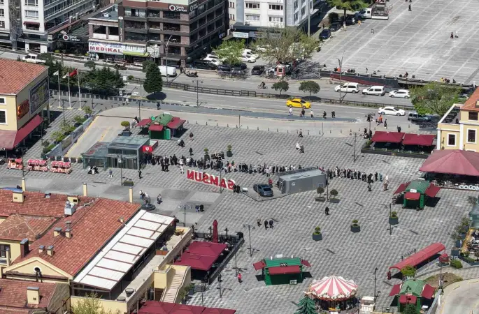 Samsun’da şampiyonluk maçı heyecanı: Biletler için kuyruk oluştu
