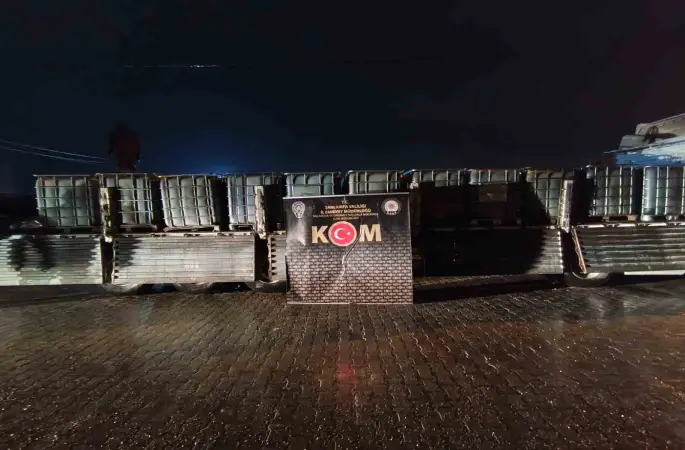 Şanlıurfa’da 21 bin litre kaçak akaryakıt ele geçirildi
