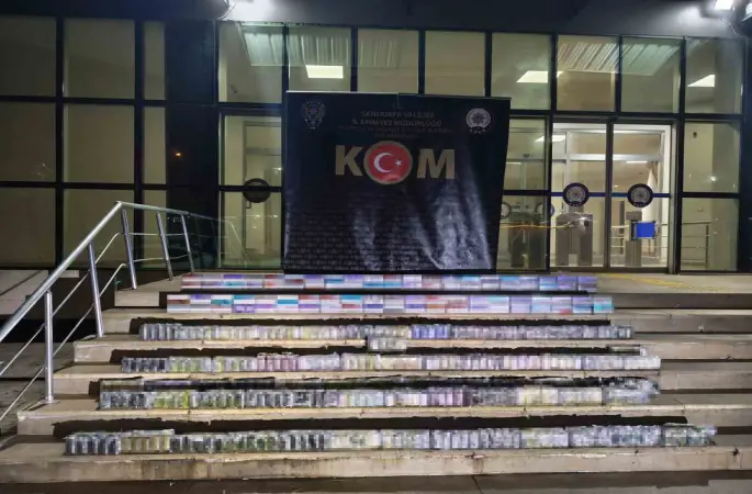 Şanlıurfa’da kaçakçılık operasyonunda 1 milyon 200 bin TL değerinde elektronik sigara ele geçirildi
