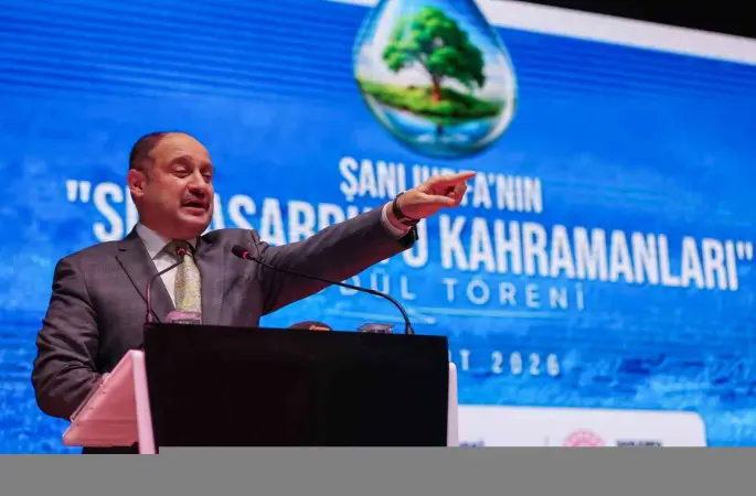 Şanlıurfa’da su tasarrufu kahramanları ödüllerine kavuştu
